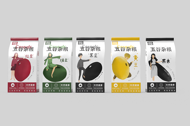 五谷雜糧包裝設(shè)計是怎么樣設(shè)計？
